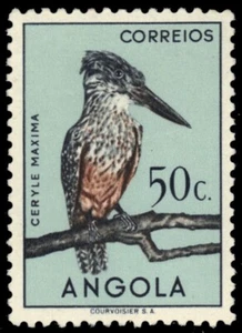 ANGOLA 337 - Giant Kingfisher "Ceryle maxima" (pb69241) - Picture 1 of 1