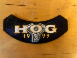 Parche de hierro de colección 1999 para dueños de motocicletas Harley Davidson motor 6 X 2 - Imagen 1 de 2