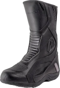 Botas de Montar Kronox Motocicleta Hombres Touring Resistentes al Agua Cuero PU Negro*NUEVAS* - Imagen 1 de 6