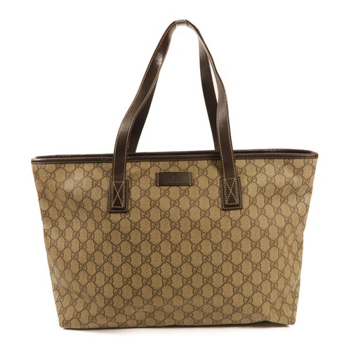GUCCI GG Borsa a tracolla 211137 tela rivestita marrone