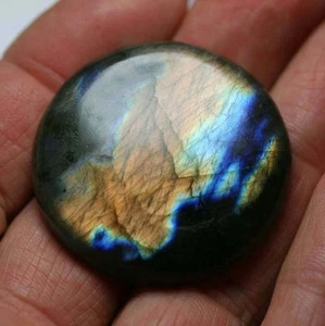 Labradorita 39mm Cabujón Redondo 104,0 Ct! - Imagen 1 de 1