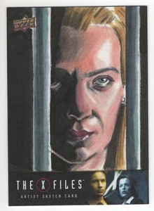 X-Files Monsters of the Week Sketch card by artist Matt Stewart - Picture 1 of 2