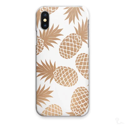 PINEAPPLE PRINT PHONE CASE TROPICAL PRINT HARD COVER FOR APPLE SAMSUNG HUAWEI - Image 1 of 4
