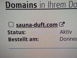 Domain    Sauna-Duft.com - Bild 1 von 1