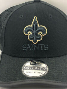 New Orleans Saints / BLACK/Gold / New Era 39Thirty / NWT Reg $34 - 50% OFF