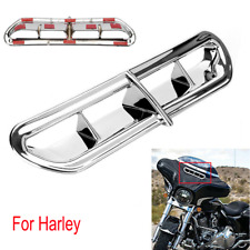 Chrome Plastic Motorcycle Fairing Vent Trim Accent for Harley Touring 2014-2019