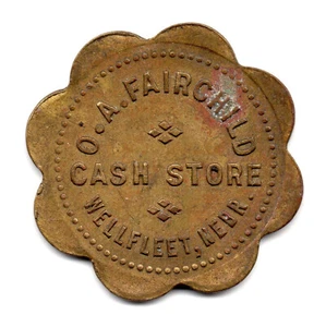 O.A. FAIRCHILD CASH STORE • GOOD FOR 50¢ IN TRADE • WELLFLEET, NE. • TC-519236 - Picture 1 of 2
