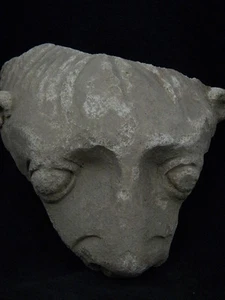 Antico volto di leone in stucco di grandi dimensioni Gandhara/Gandharan C.100 AD #STC231 - Foto 1 di 6
