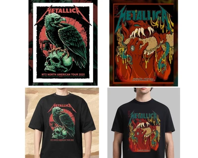 Metallica May 23rd 2025 PHILADELPHIA Poster | T-shirt