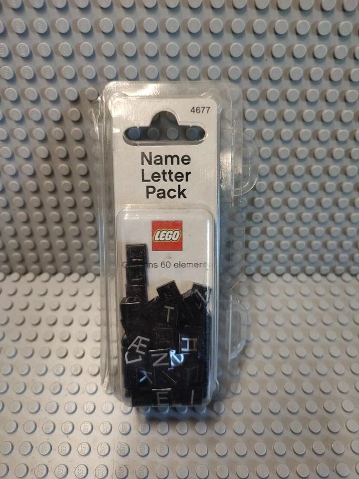 NEU LEGO 4677 - Namen Buchstaben Zubehörpaket - extrem selten versiegelt 2004 - Bild 1 von 3