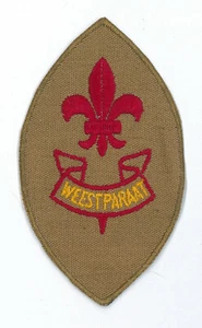 EXTINTO AÑOS 195-60 SCOUTS OF CURACAO - PARCHE DE PREMIO BOY SCOUT DE PRIMERA CLASE - Imagen 1 de 2