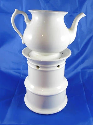 Ancienne cafetiére en porcelaine double niveau art pop vintage french antique - Photo 1/2