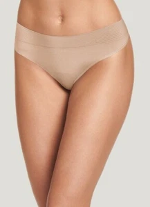 NWT Jockey Pack of 5 Sz XXL (9) Natural Beauty Seamfree Thong Light FREE Ship! - Picture 1 of 4