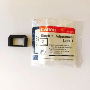 Canon 0 Dioptric Adjustment Eyepiece Lens E for EOS 5D MARKⅡ,Kiss,Rebel,1D,5D,6D - Picture 1 of 9