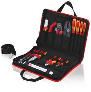 Knipex 00 21 11 ""Kompakt"" elektrisch VDE 14 Stück Service Techniker Werkzeug Kit - Bild 1 von 2