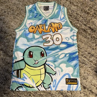 Srelix Jerseys Oakland Golden State Warriors Stephen Curry  Jersey  M x Pokémon  - Image 1 of 4