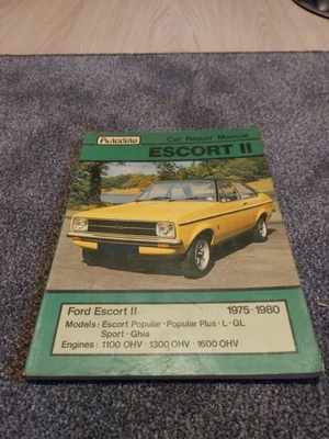 Autodata Car Repair Manual - Escort Mark II 1975-1980 - Image 1 of 4