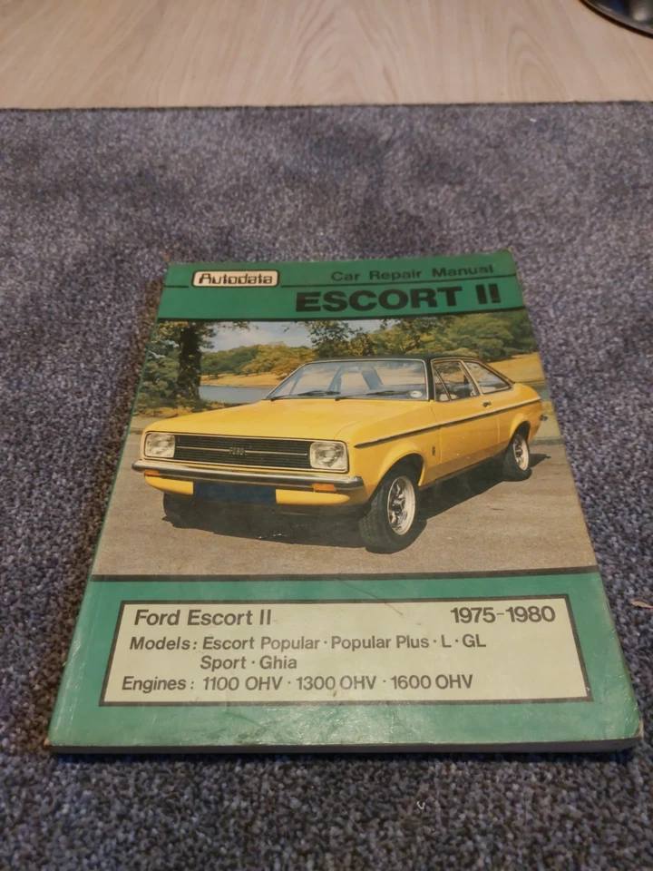 Autodata Car Repair Manual - Escort Mark II 1975-1980 - Image 1 of 4