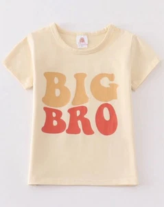 Boys Big Bro Brother Short Sleeve Shirt NEW Size 4 - Picture 1 of 1