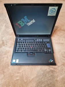 Vtg IBM Thinkpad R50e, Intel Celeron M, 256MB NO HDD 1.4GHz 15" Laptop - Picture 1 of 15