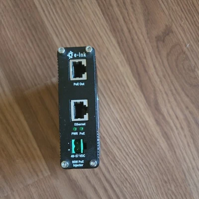 Inyector industrial E-link Gigabit PoE++ 48V DC PoE++ 95W  Foto 1 de 3