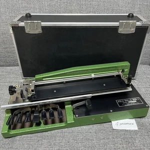 [AS IS] APOLLO BRAILLER MARK-Ⅱ 2 Braille Typewriter Green from JP with case - Picture 1 of 19