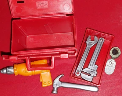 Caja de herramientas 1/6 M&C roja con herramientas para figuras de acción de 12" Foto 1 de 3