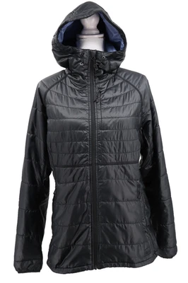 Chaqueta REI PrimaLoft Pertex Quantum para mujer grande negra acolchada con capucha empaquetable Foto 1 de 4