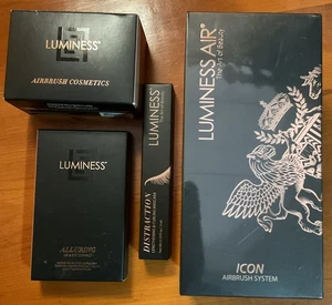 New Luminess Air Icon Makeup Airbrush System With 3 Extras Starter Kit-Deep - Picture 1 of 7