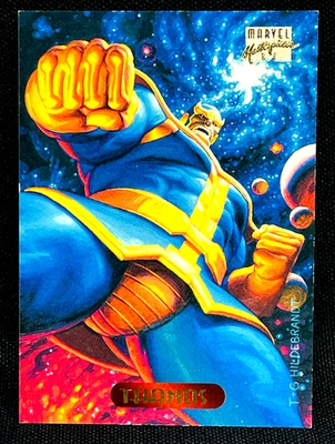 1994 Fleer Marvel Masterpieces - THANOS #122 - Marvel Comics Trading Card - Image 1 of 2