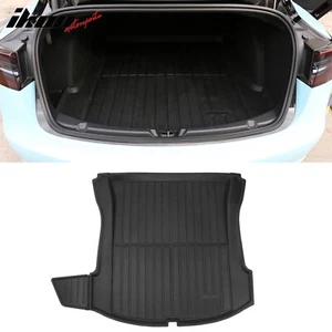 Fits 17-23 Tesla Model 3 Rear Trunk Mat Cargo Carpet Liner W/ Ear Injection TPE - Picture 1 of 9