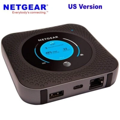 Netgear Nighthawk MR1100 LTE Mobile Hotspot ​Router- Black WiFi 5 Mobile Hotspot - Image 1 of 4