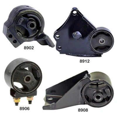 Juego de 4 soportes de motor y transmisión automática para Kia Sephia 1998-2000 1,8 L Foto 1 de 4