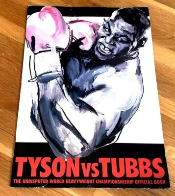 Mike Tyson vs Tony Tubbs 1988 Japan Boxing Program Book w/ Poster - USA Seller - Image 1 of 4