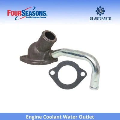 Para 83-93 Ford E-350 Econoline Club Wagon Motor Refrigerante Salida de Agua 4 Temporadas Foto 1 de 4