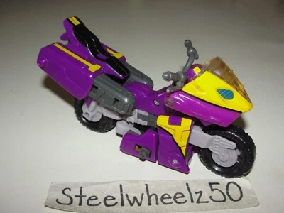 Transformers Armada Sideways Figure Hasbro 2002 Deluxe Class Purple Motorcycle - Image 1 of 4