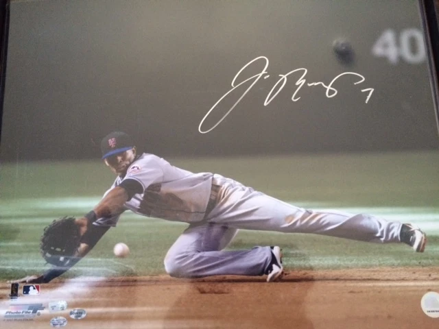 Jose Reyes New York Mets SIGNED 16x20 Autographed Photo LOCKER ROOM - Image 1 of 1