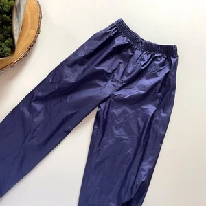 L.L. Bean Kids Blue Waterpoof Tek Rain Pants | Size 10 - Picture 1 of 6