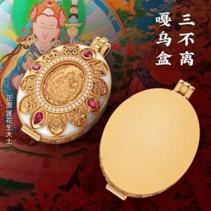 Pendentif armure vajra maître lotus Thangka colère style tibétain - Photo 1 sur 5