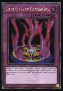 Cursed Seal of the Forbidden Spell - RA03-EN076 - Quarter Century Secret Rare - Picture 1 of 1