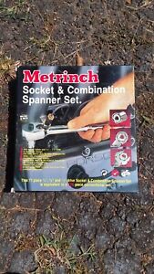 Metrinch Socket & Combination Spanner Set Cat# met 0610  71 Piece