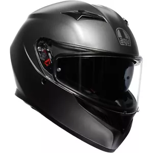 Motorcycle Helmet S - AGV K3 Solid Full Face Helmet with Visor - Luna Grey Matt - Picture 1 of 7