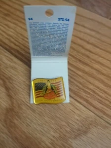 NASA Columbia Space Shuttle 1981-1991 10th Anniversary 1st Flight Pin With Tags - Picture 1 of 2