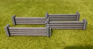 Small Log Barriers x4, 3D Printed Scenery Terrain, Bolt Action 28-32mm - Picture 1 of 1
