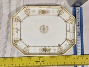 Beautiful Vintage Nippon Condiment Tray Gold Cream - Picture 1 of 3