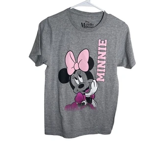 Camicia Disney Minnie Mouse ragazza grande grigia manica corta top - Foto 1 di 7