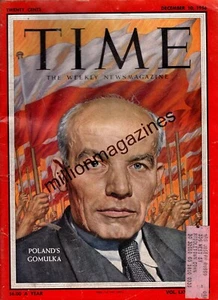 1956 Time December 10 - Oklahoma bootleggers; Homosexuality; Castro;Marquette MI - Picture 1 of 1