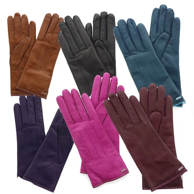 Coach Leather Gloves Women's Basic Colored, Lined Wrist Length, 83875, MSRP $98 - Image 1 of 3