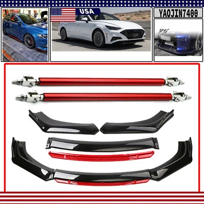 Комплект кузова спойлер стойка шток передний бампер кромка спойлер для Hyundai Sonata 2006-10 - Изображение 1 из 4