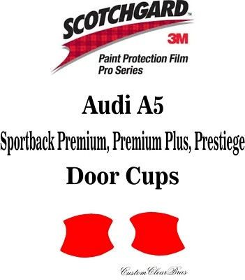 Película protectora de pintura 3M Scotchgard serie Pro 2020 2021 2022 Audi A5 Sportback Foto 1 de 3